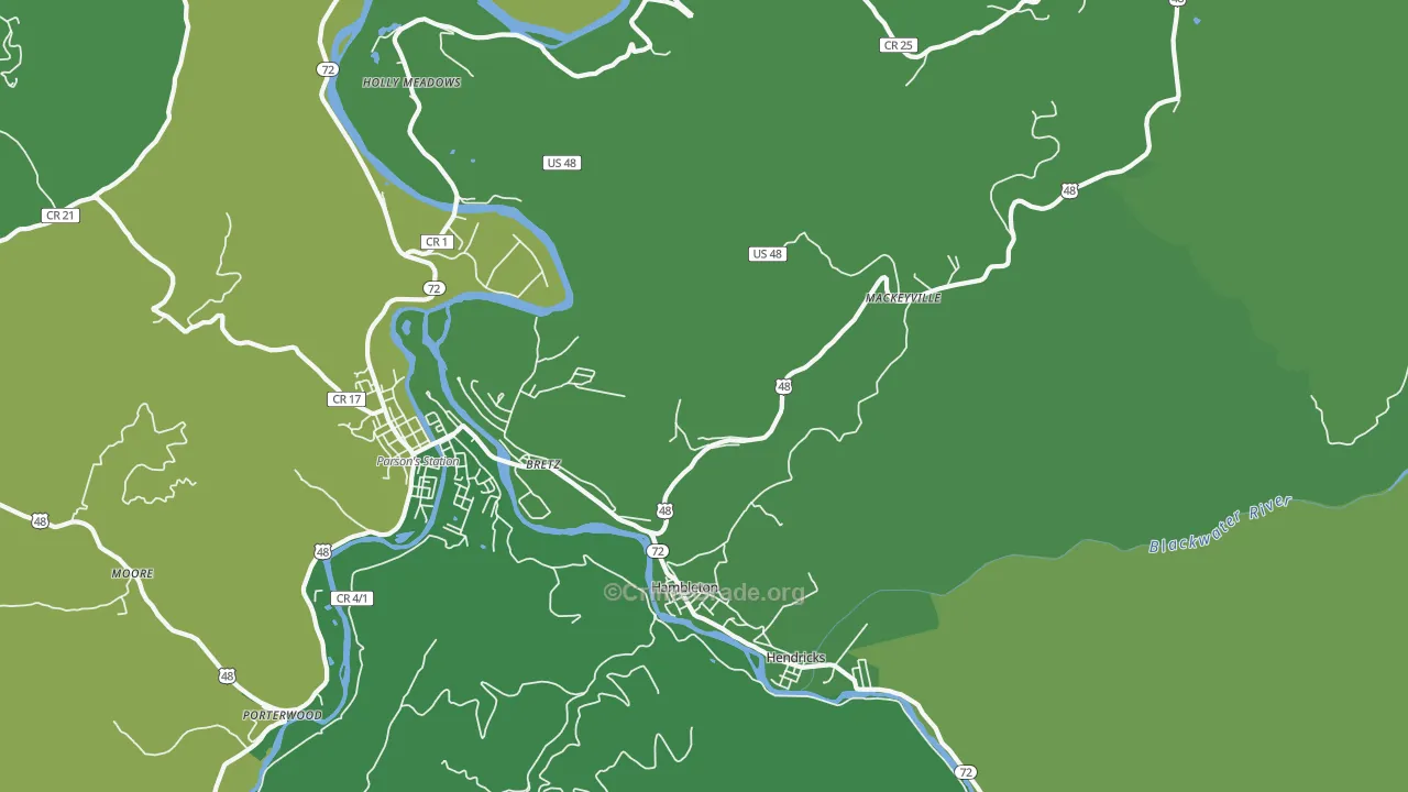 26269, WV Map of Theft Rates