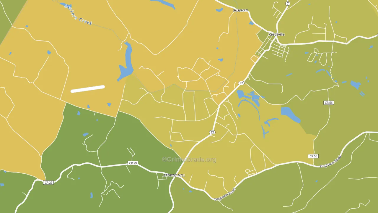 26520, WV Map of Theft Rates
