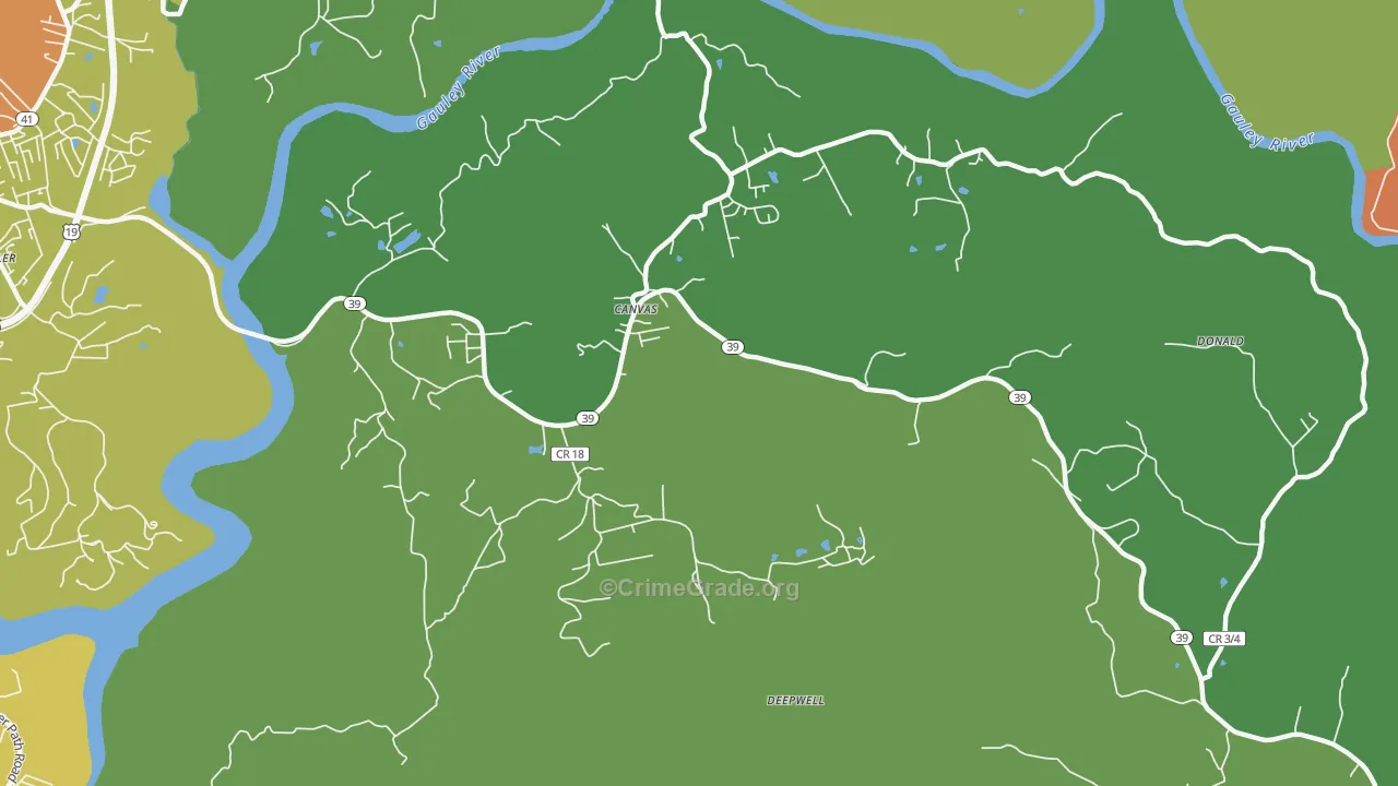 26662, WV Map of Theft Rates