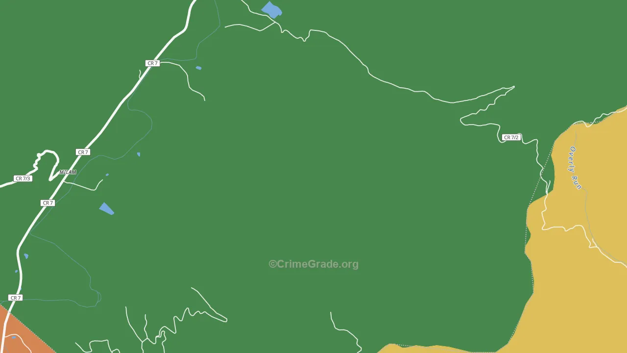 26838, WV Map of Theft Rates