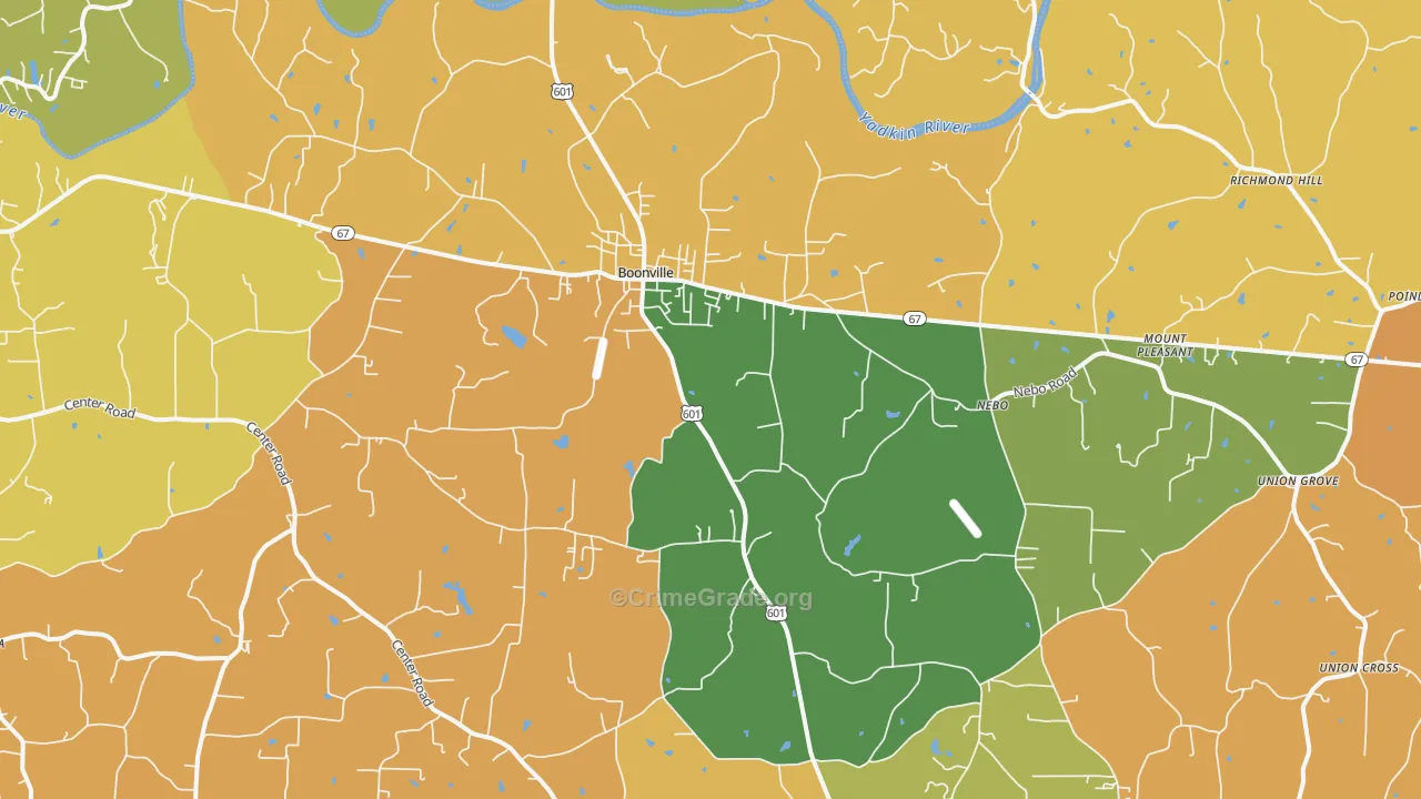 27011, NC Map of Theft Rates
