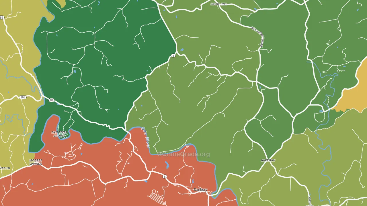 27016, NC Map of Theft Rates