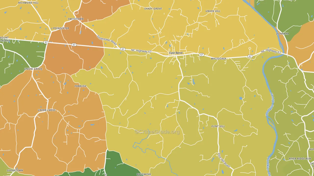 27018, NC Map of Theft Rates