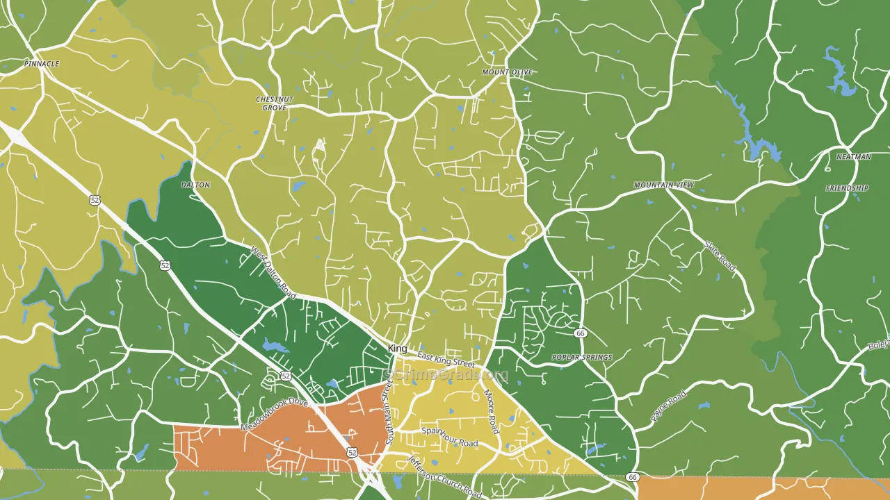 27021, NC Map of Theft Rates