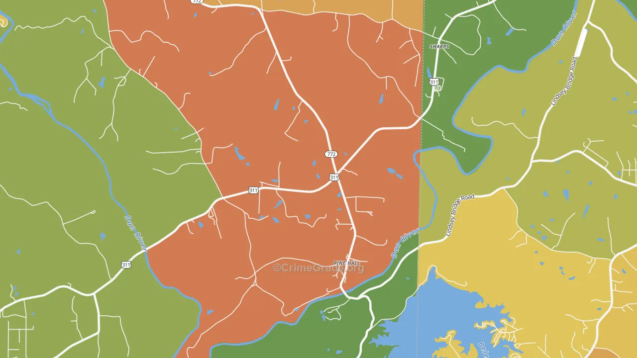 27042, NC Map of Theft Rates