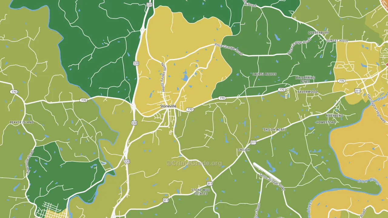 27048, NC Map of Theft Rates