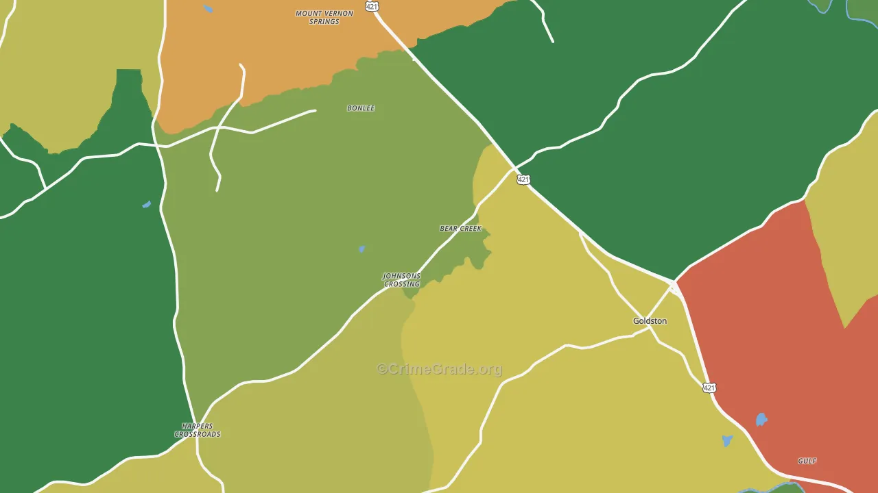 27207, NC Map of Theft Rates