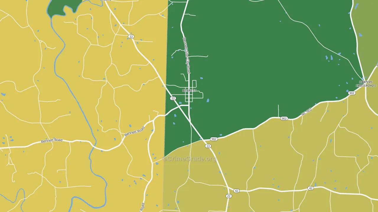 27208, NC Map of Theft Rates