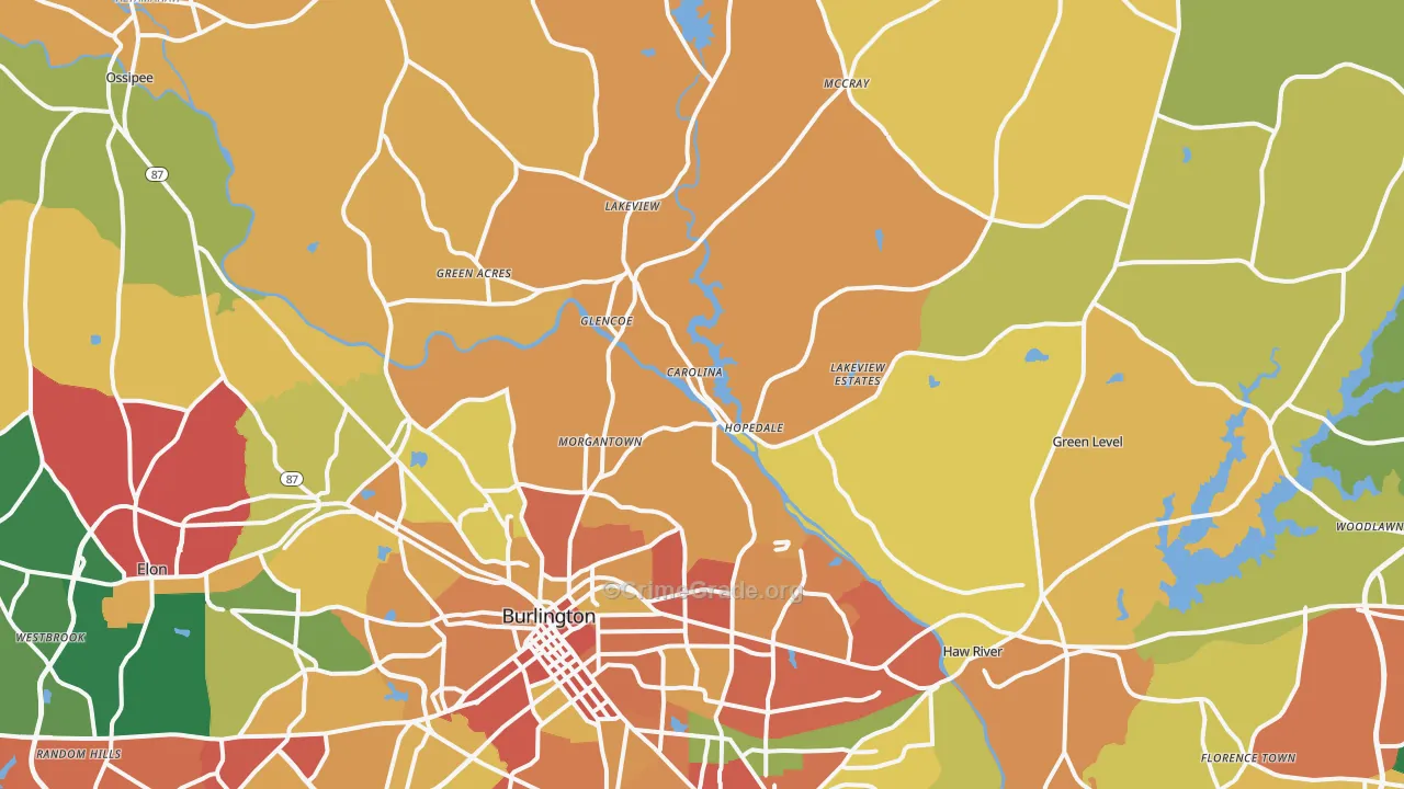 27217, NC Map of Theft Rates