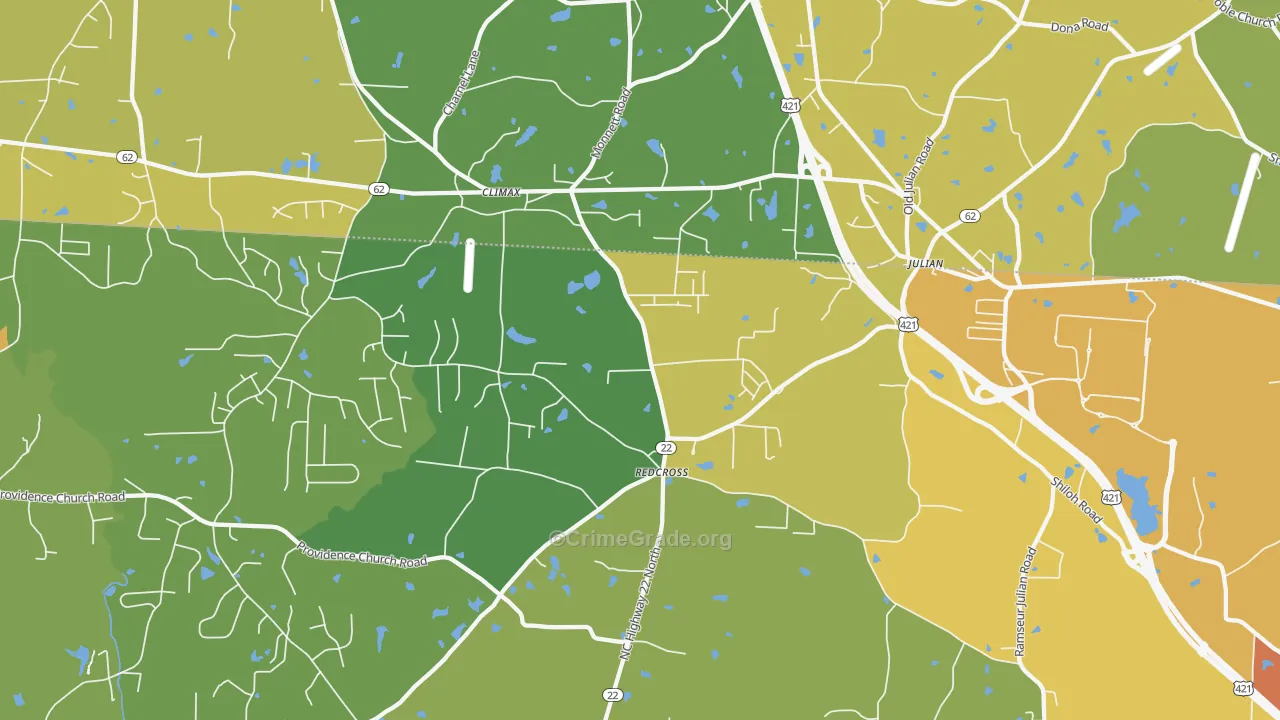 27233, NC Map of Theft Rates