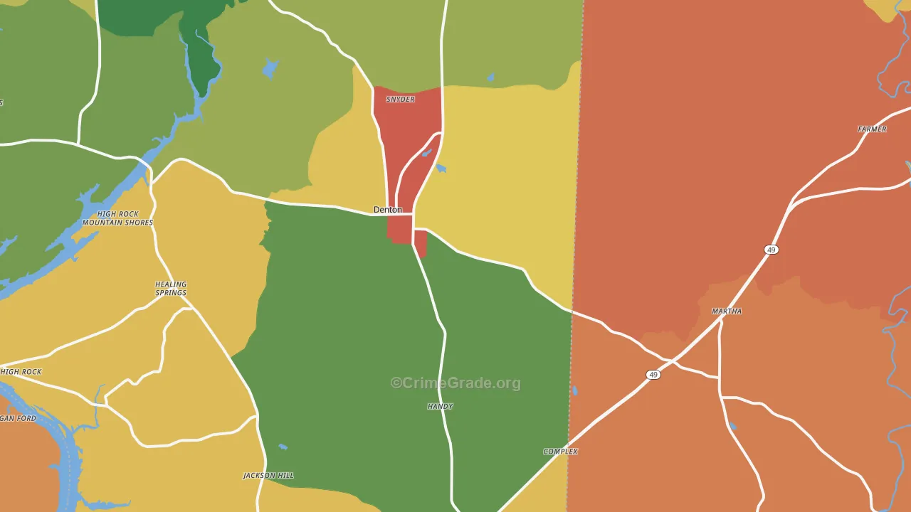 27239, NC Map of Theft Rates