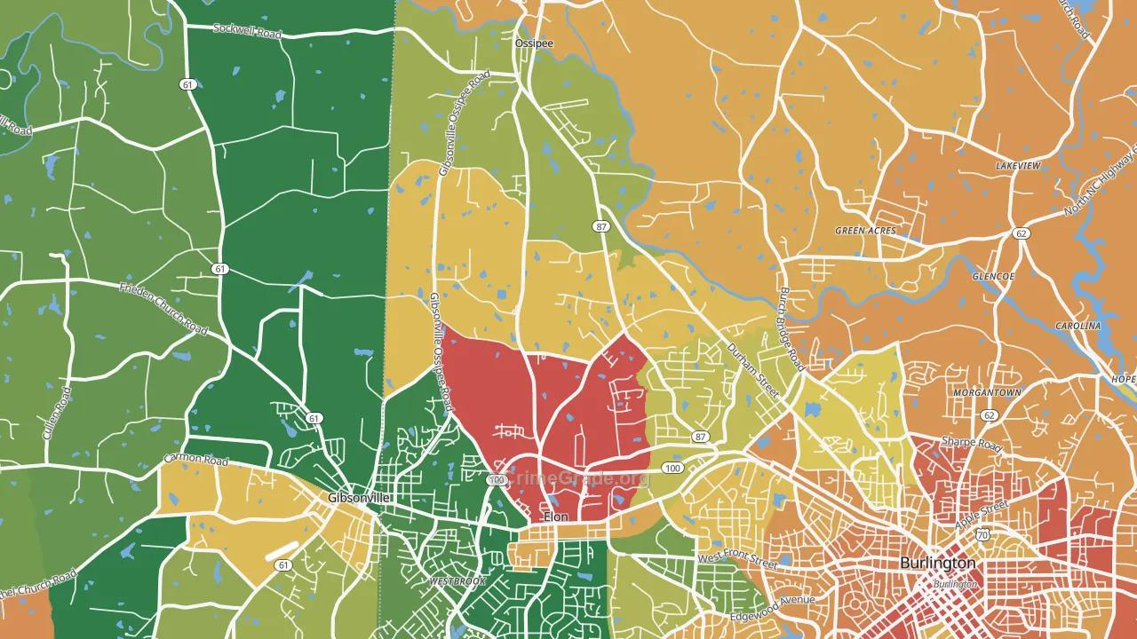 27244, NC Map of Theft Rates