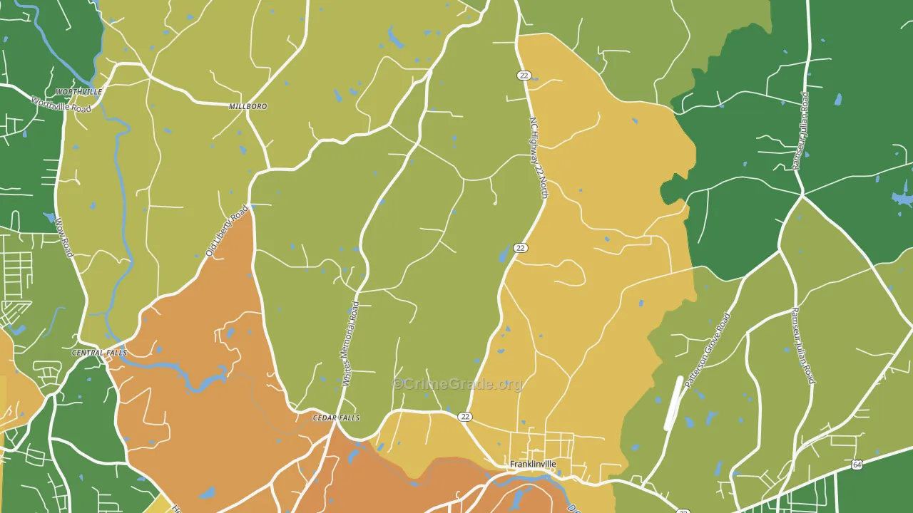 27248, NC Map of Theft Rates