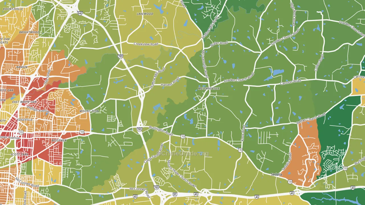 27301, NC Map of Theft Rates