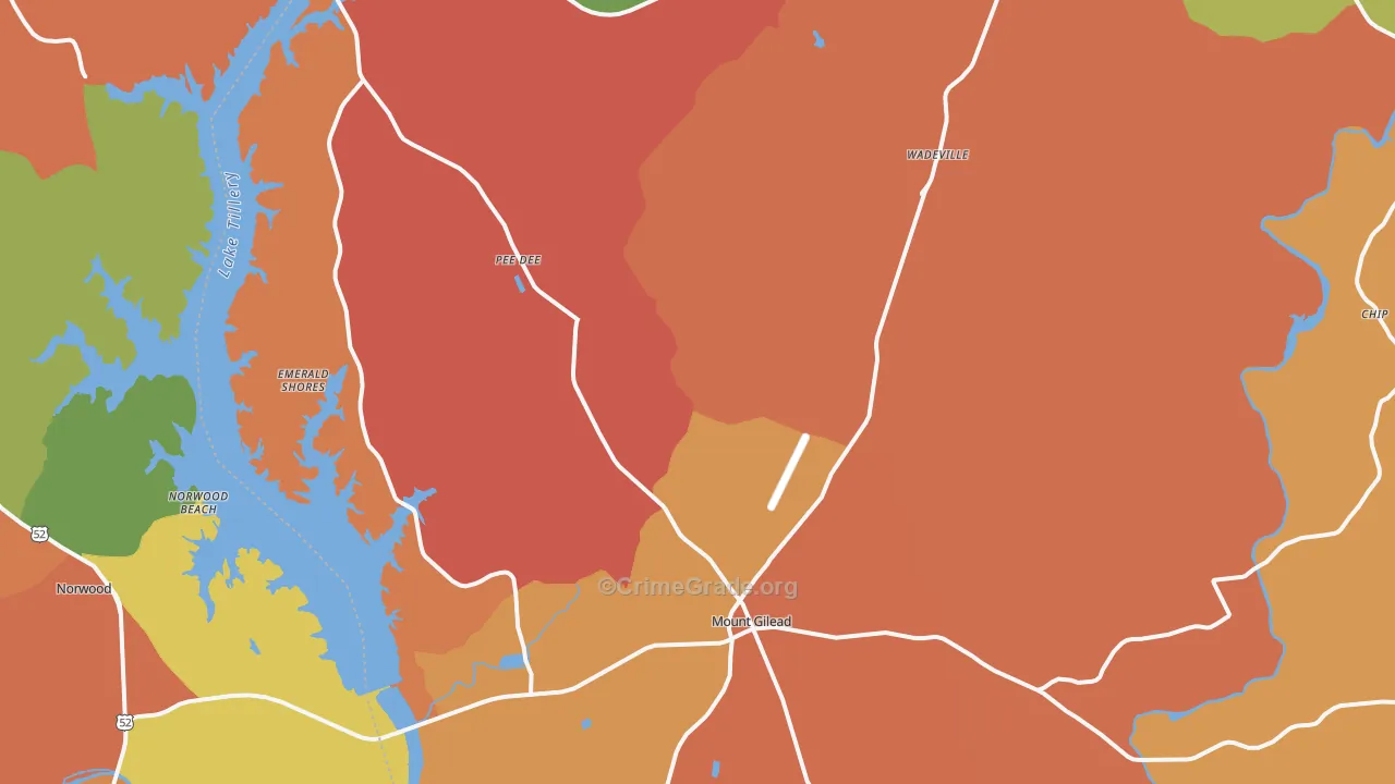 27306, NC Map of Theft Rates
