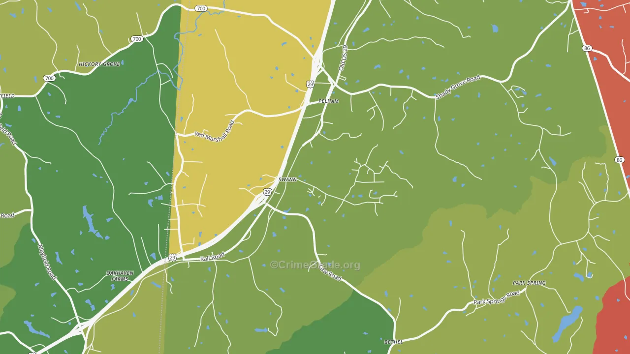 27311, NC Map of Theft Rates