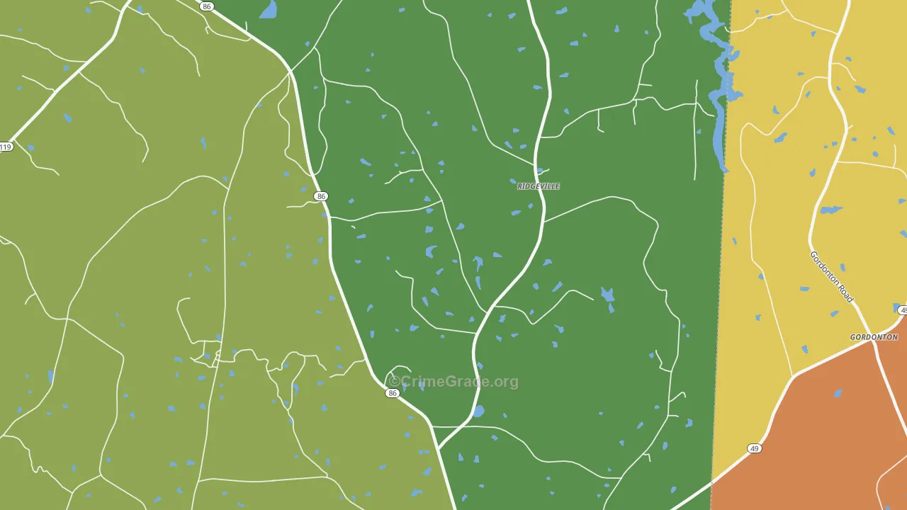 27314, NC Map of Theft Rates