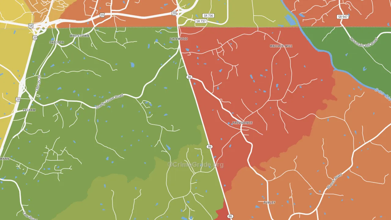 27315, NC Map of Theft Rates