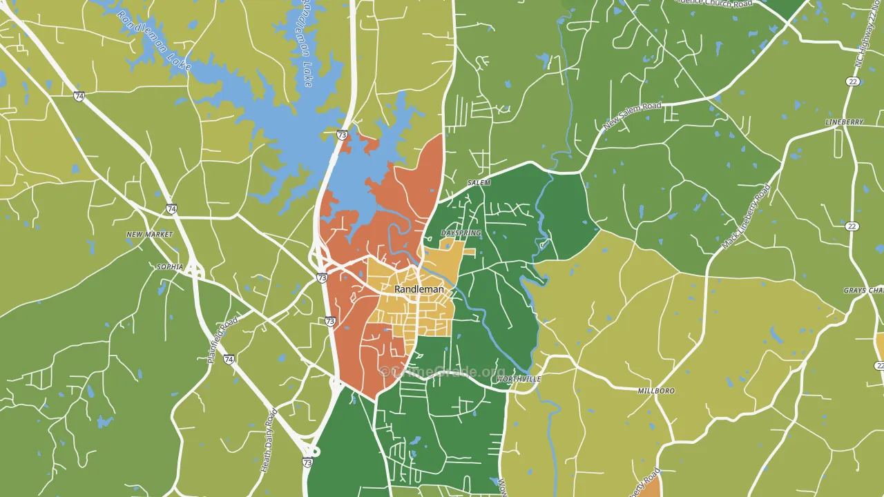 27317, NC Map of Theft Rates