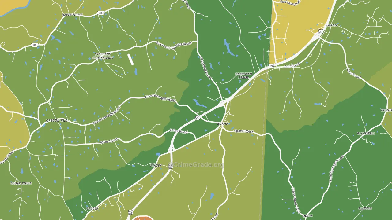 27326, NC Map of Theft Rates