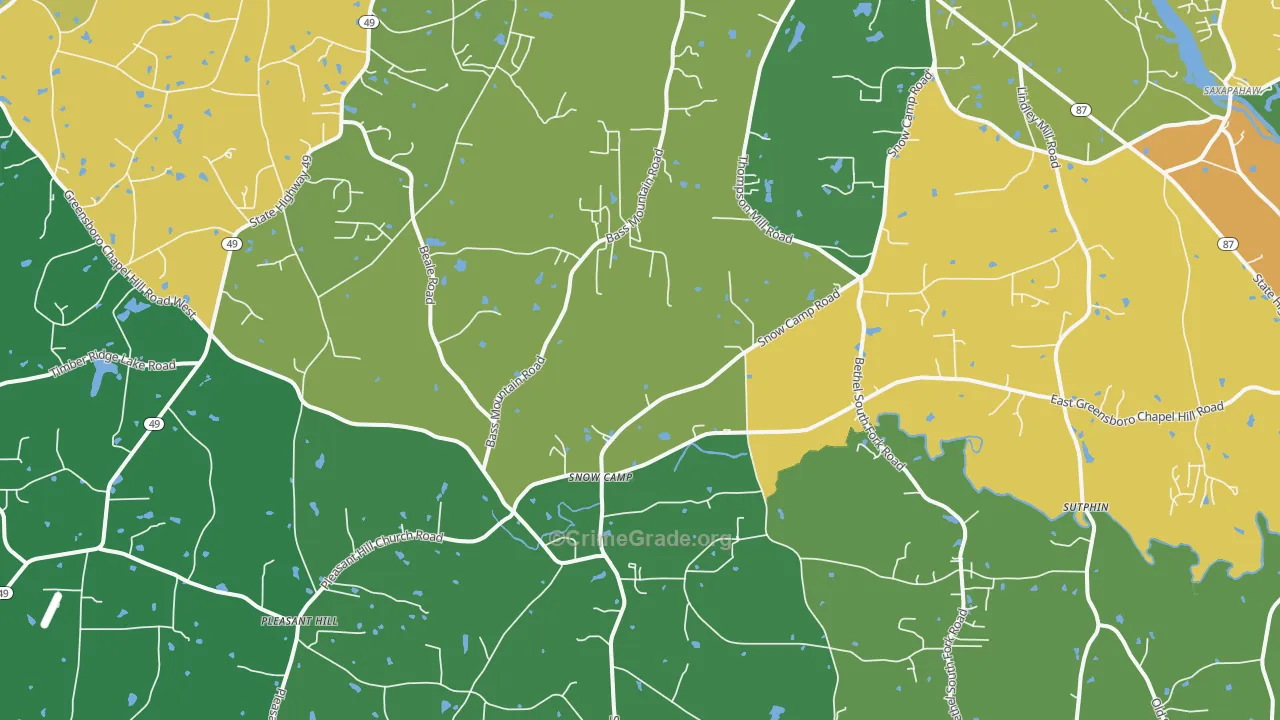 27349, NC Map of Theft Rates