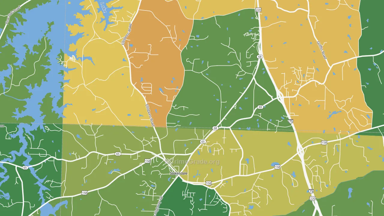 27357, NC Map of Theft Rates