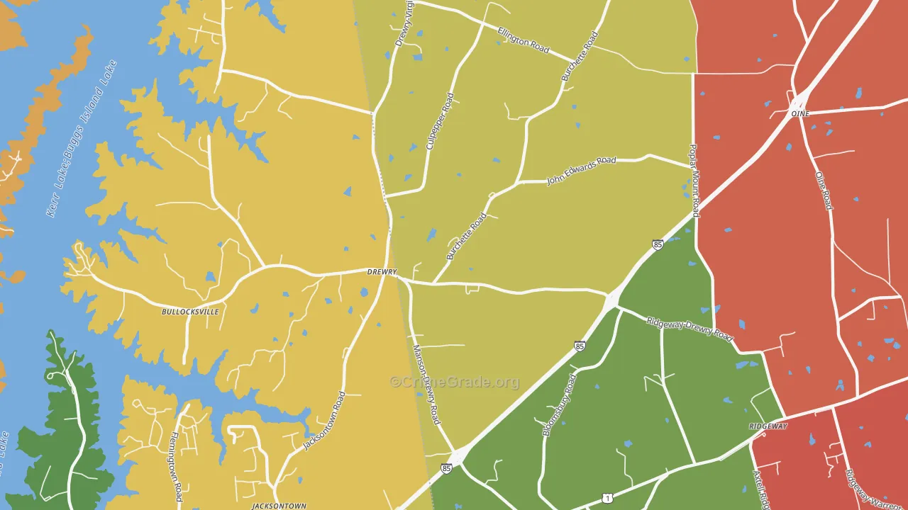 27553, NC Map of Theft Rates