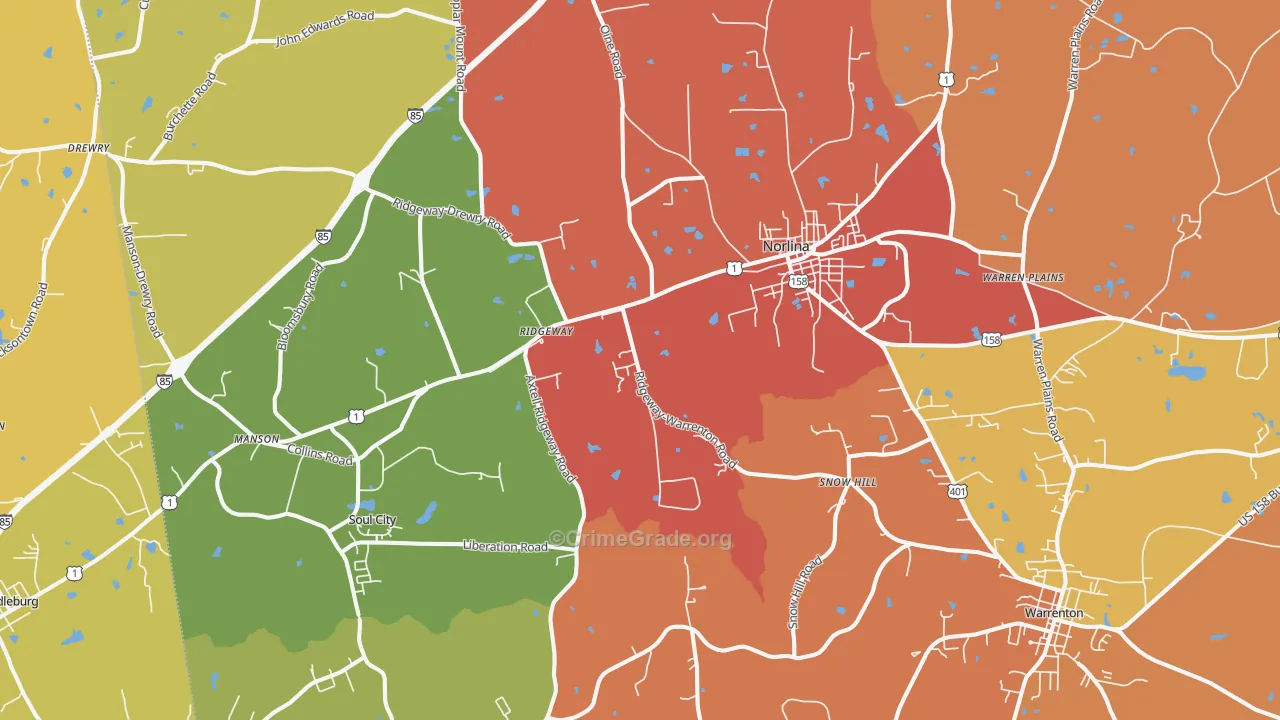 27563, NC Map of Theft Rates