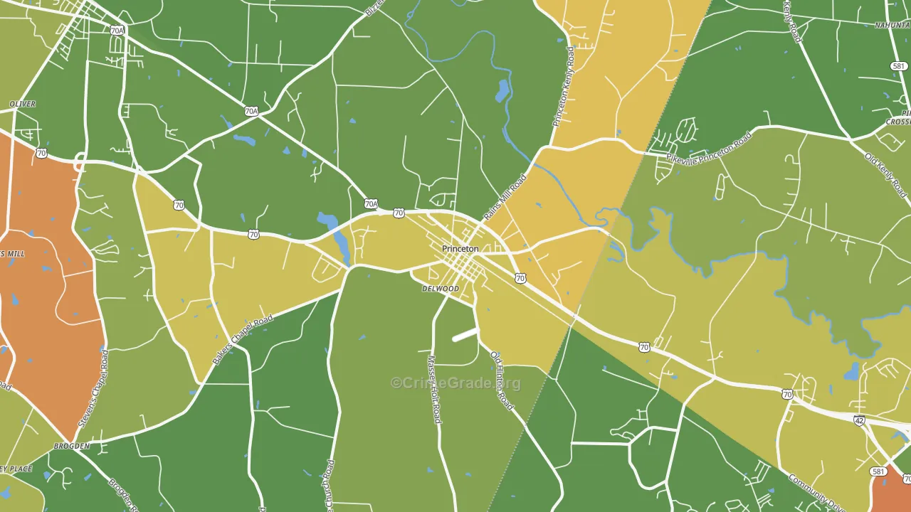 27569, NC Map of Theft Rates