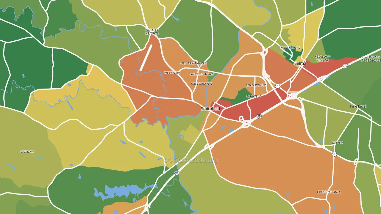 27577, NC Map of Theft Rates
