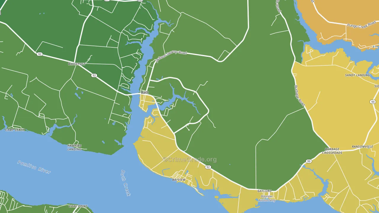 27808, NC Map of Theft Rates