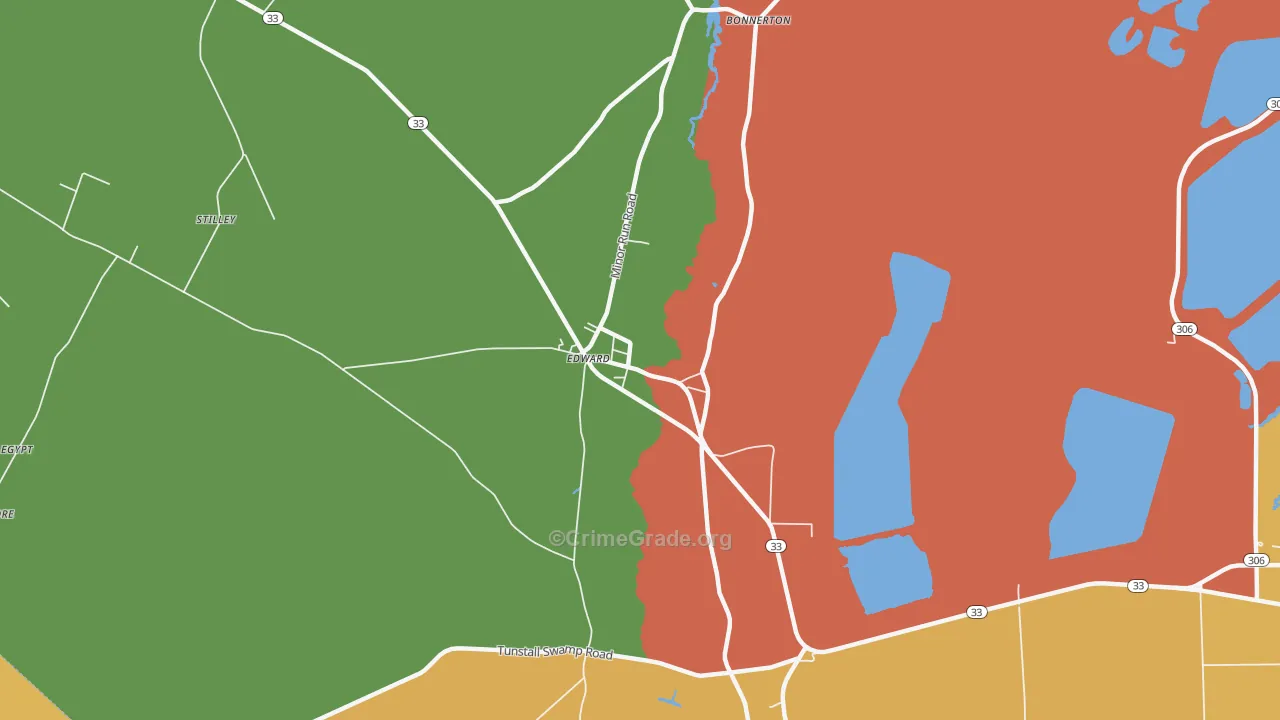 27821, NC Map of Theft Rates