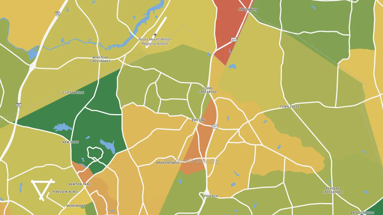27822, NC Map of Theft Rates