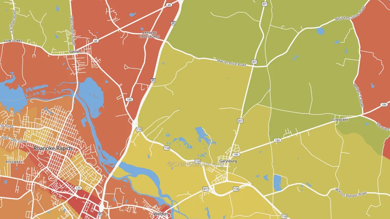 27831, NC Map of Theft Rates
