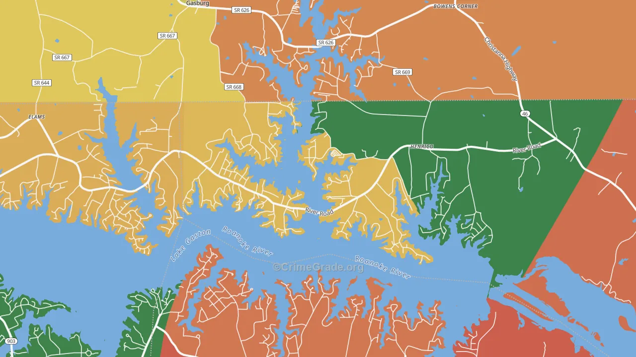 27842, NC Map of Theft Rates