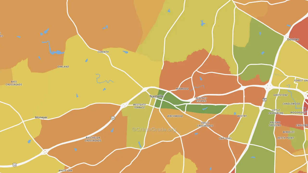 27856, NC Map of Theft Rates