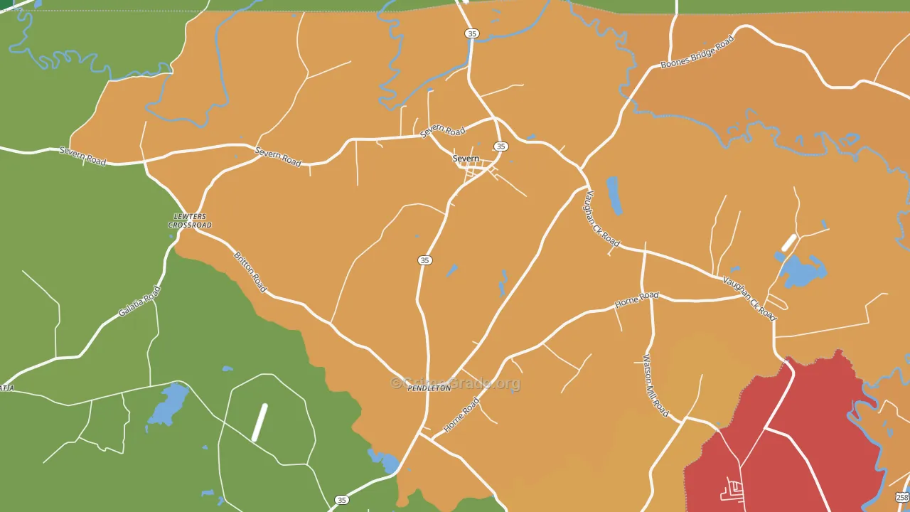 27862, NC Map of Theft Rates