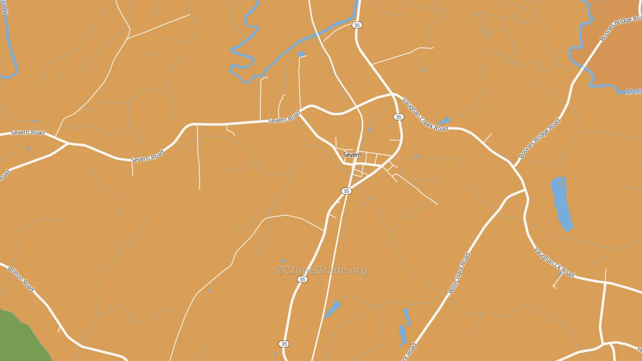 27877, NC Map of Theft Rates
