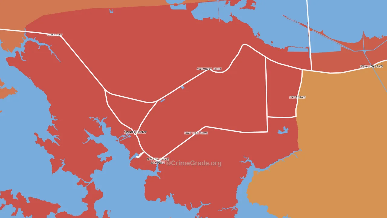 27885, NC Map of Theft Rates