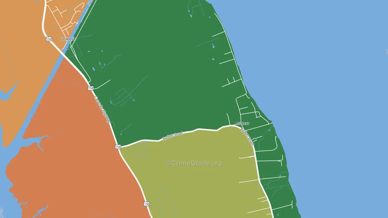 27916, NC Map of Theft Rates