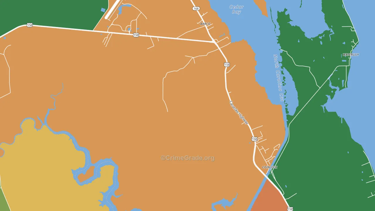 27917, NC Map of Theft Rates