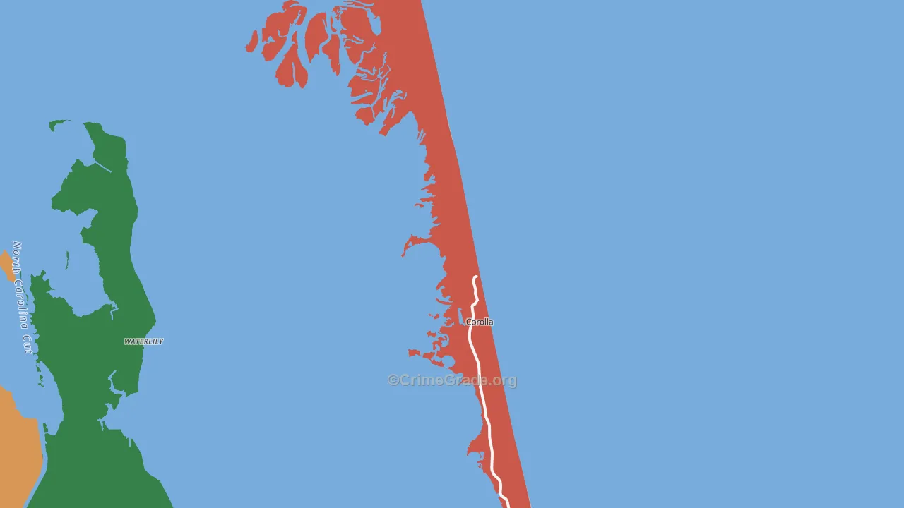 27927, NC Map of Theft Rates