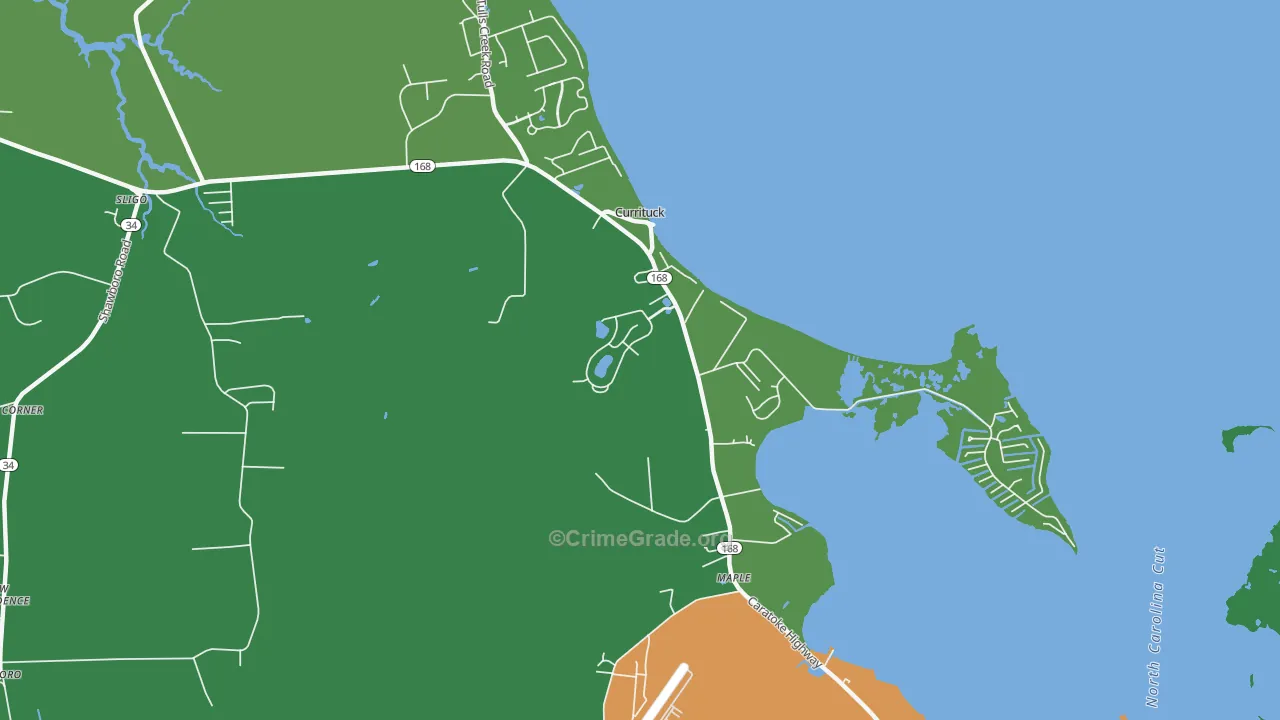 27929, NC Map of Theft Rates