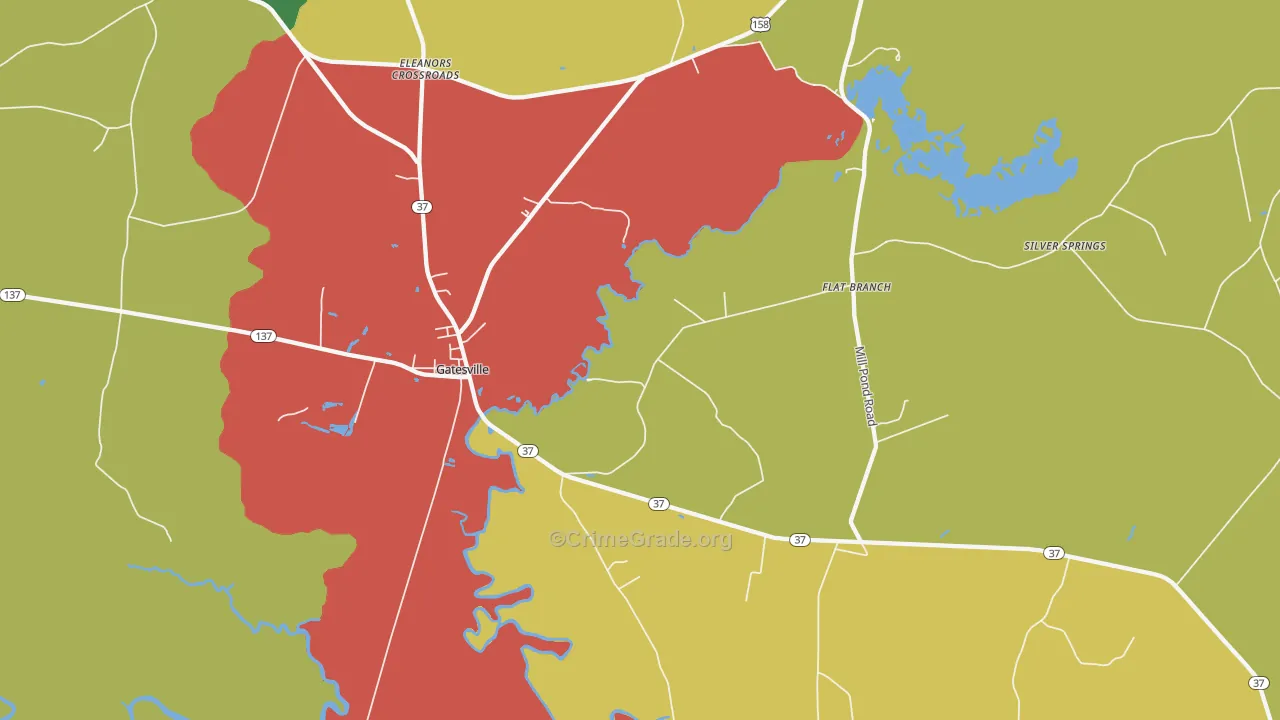 27938, NC Map of Theft Rates