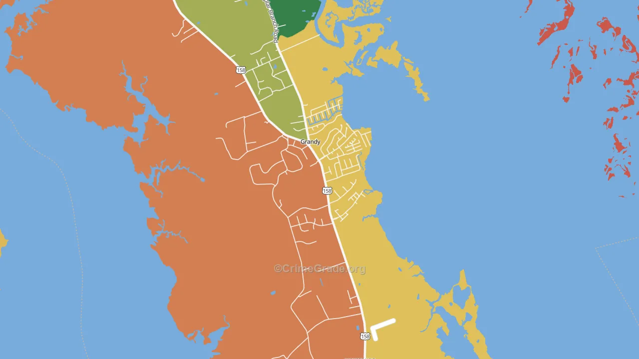 27939, NC Map of Theft Rates