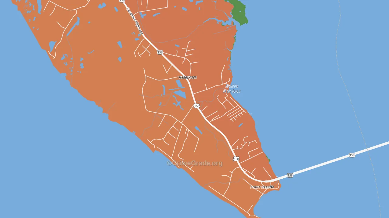 27941, NC Map of Theft Rates