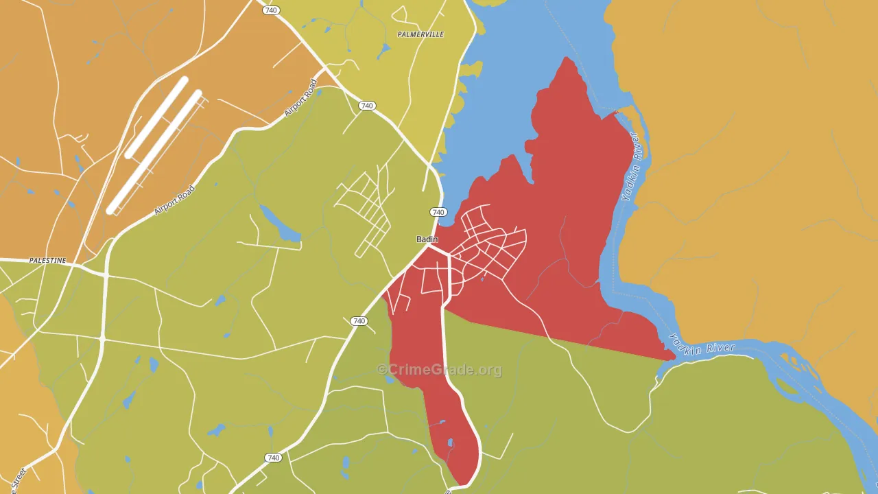 28009, NC Map of Theft Rates