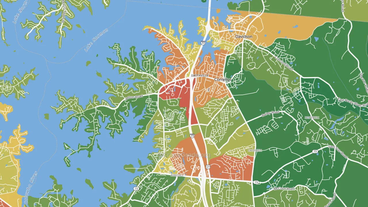 28031, NC Map of Theft Rates