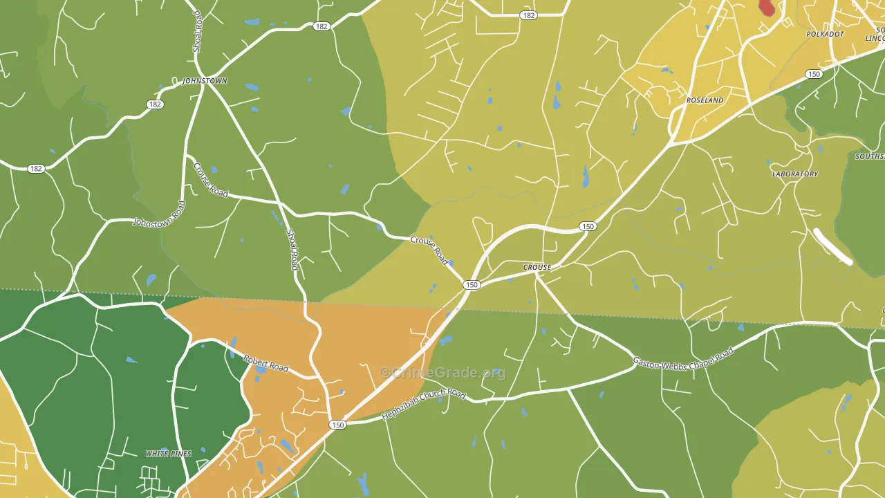 28033, NC Map of Theft Rates