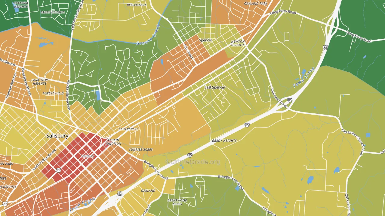 28039, NC Map of Theft Rates